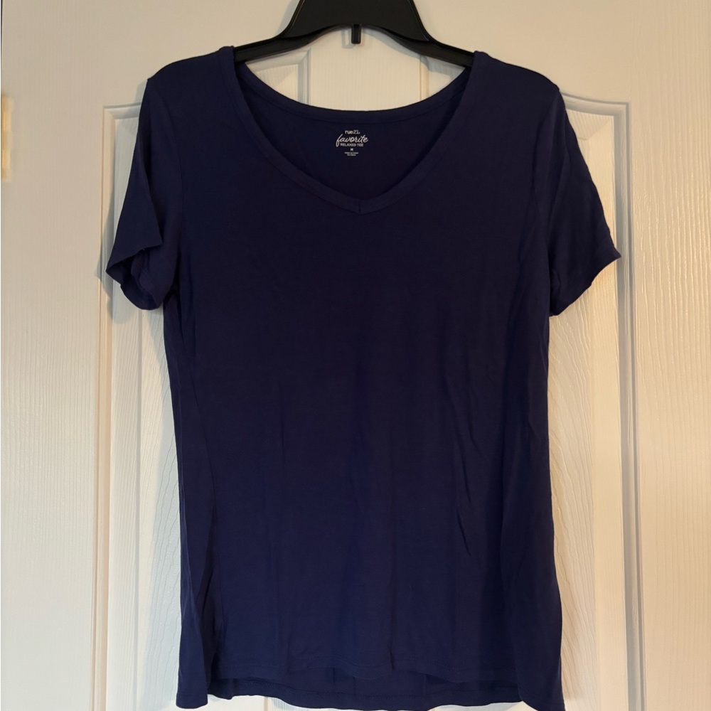 Rue21 Deep Blue Short Sleeve Tee
